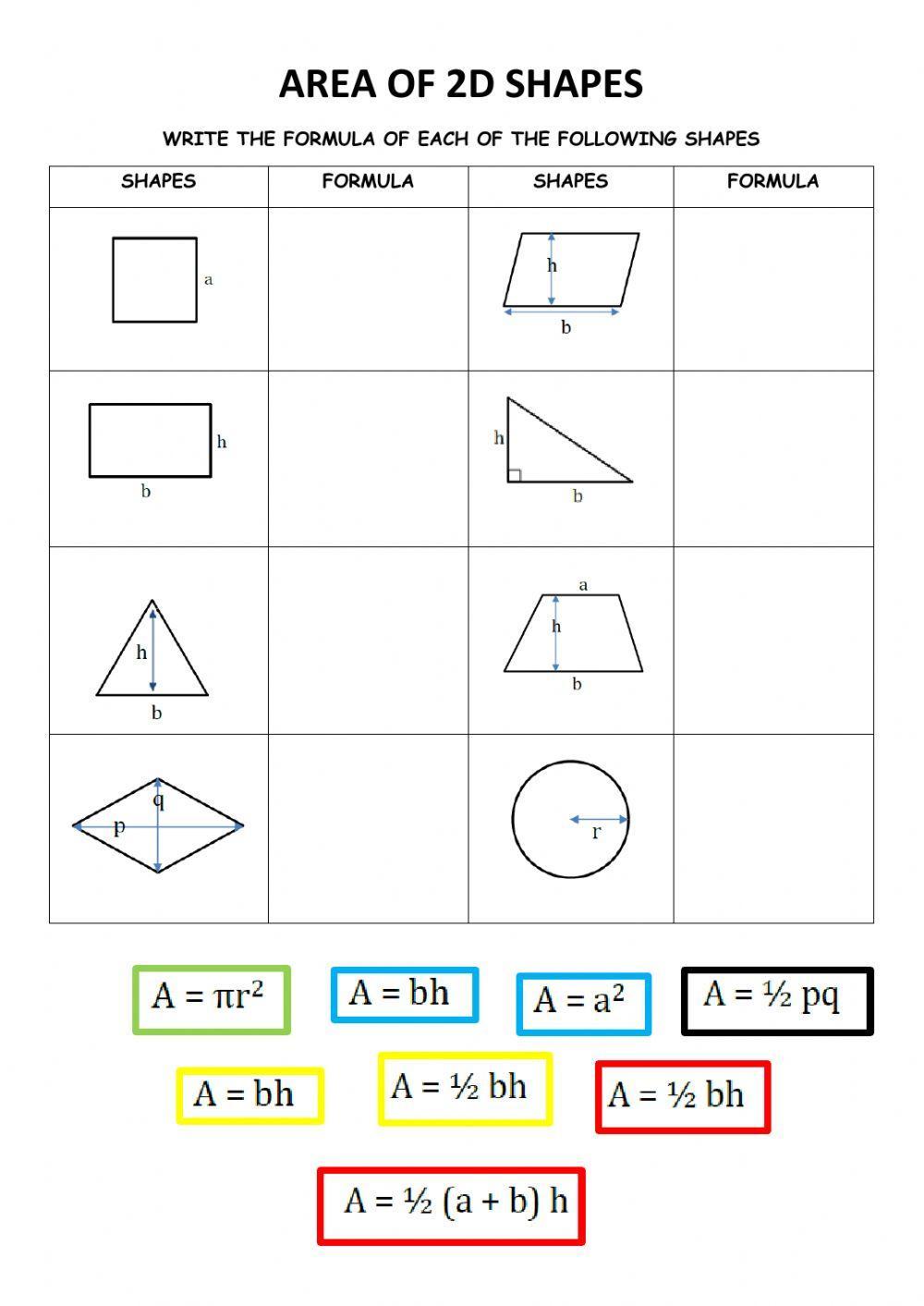 area-of-2d-shapes-worksheet-live-worksheets