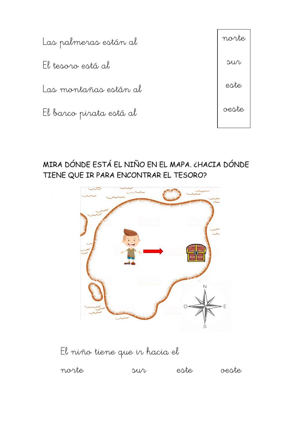¡Un mapa del tesoro! ¡Un mapa del tesoro!