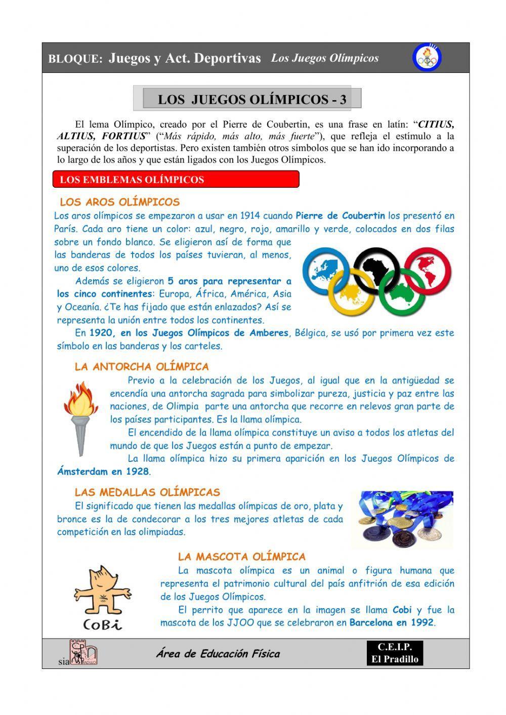 Juegos Olimpicos 3