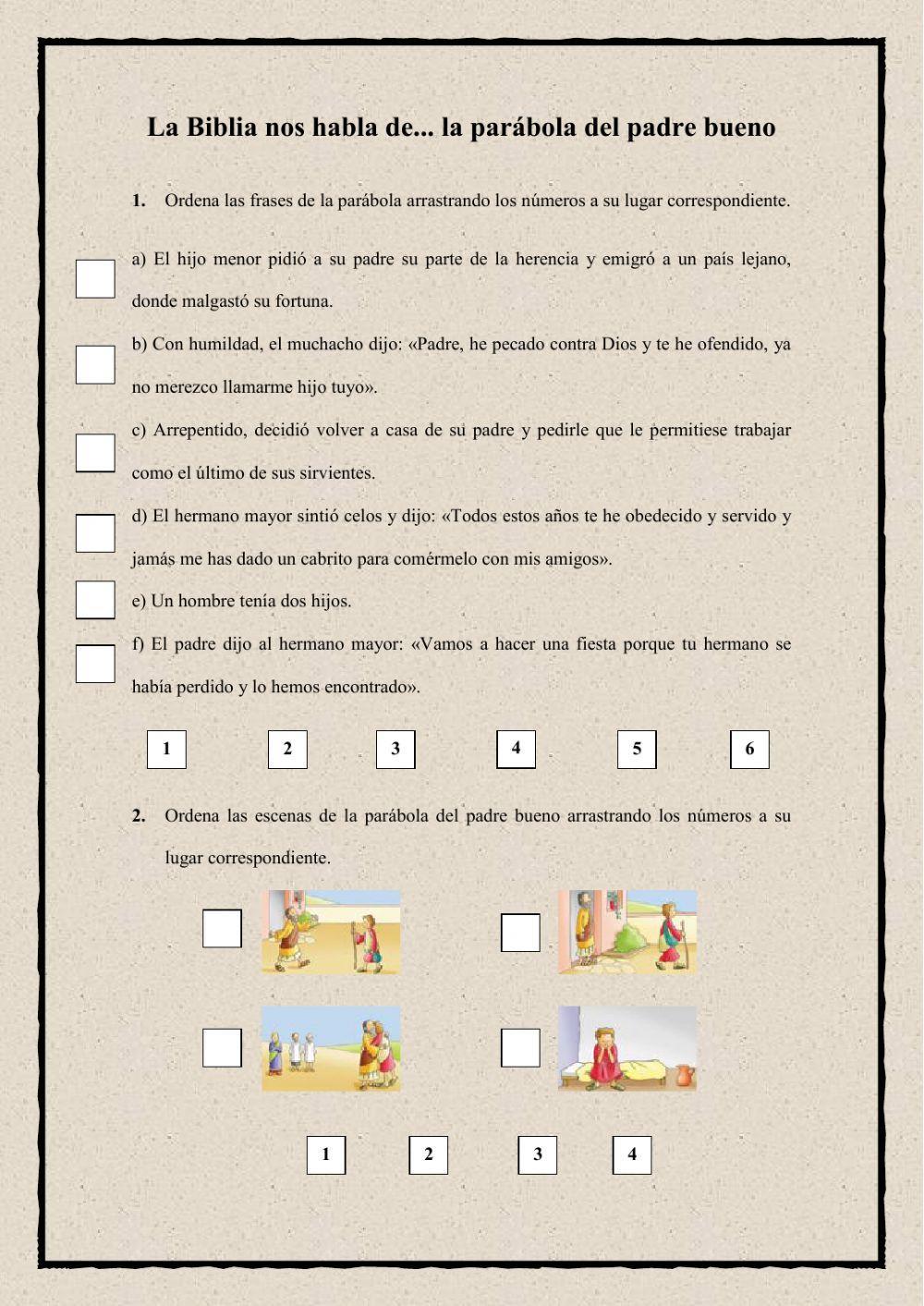 La Biblia nos habla de... la parábola del padre bueno 4º