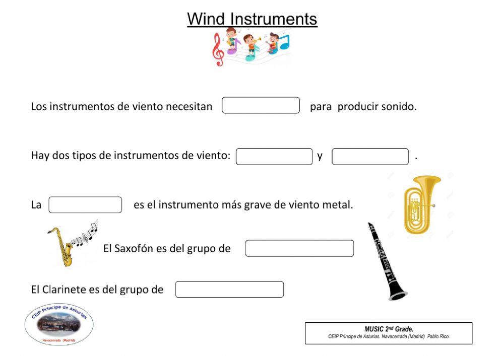 Preguntas video instrumentos viento