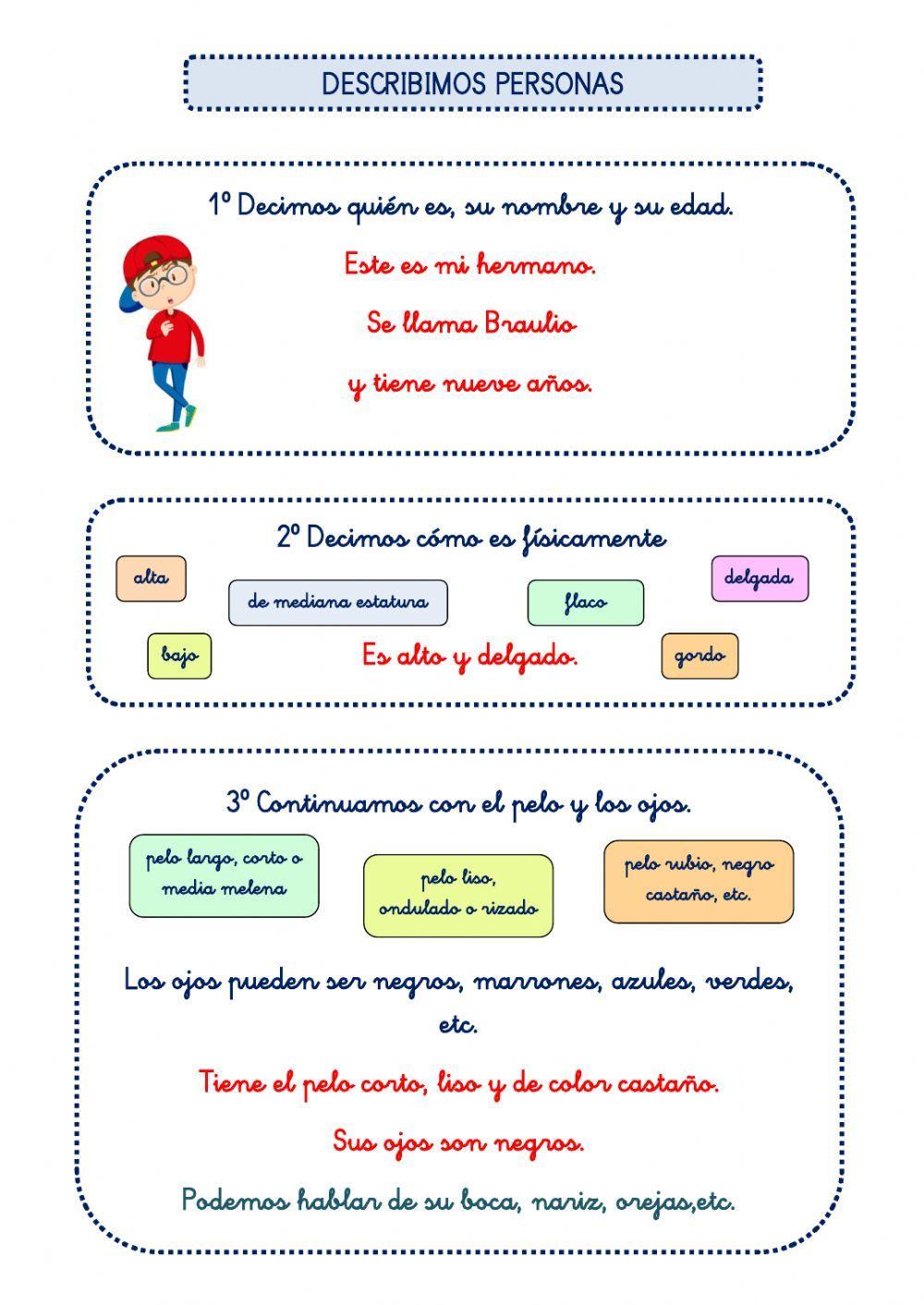 DESCRIBIMOS PERSONAS