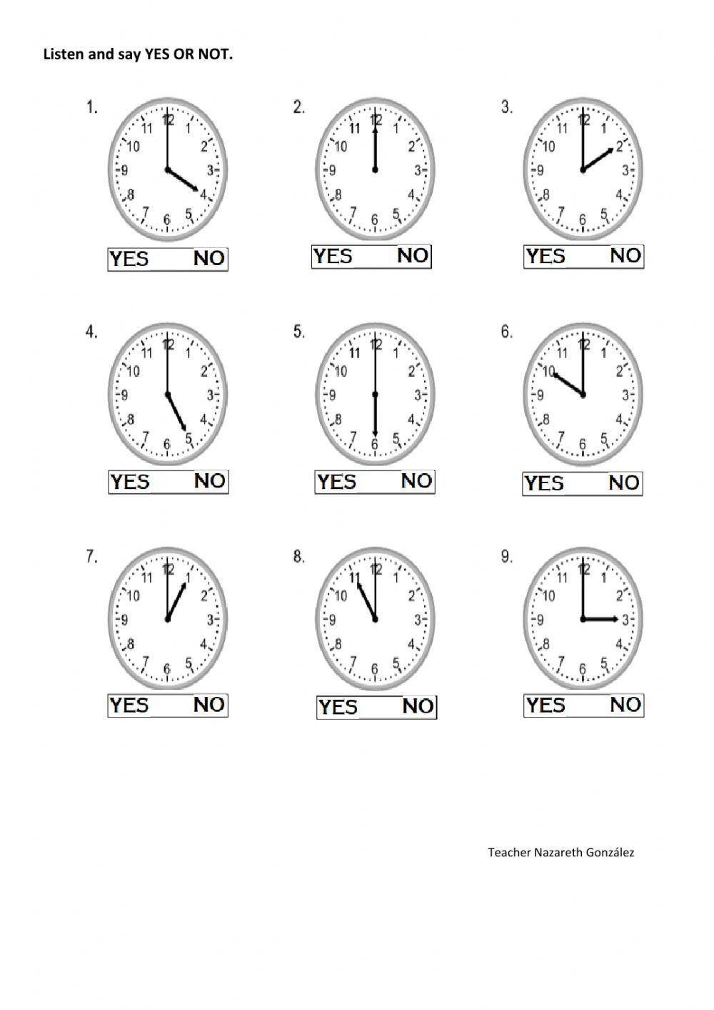 Full hours Full hours
