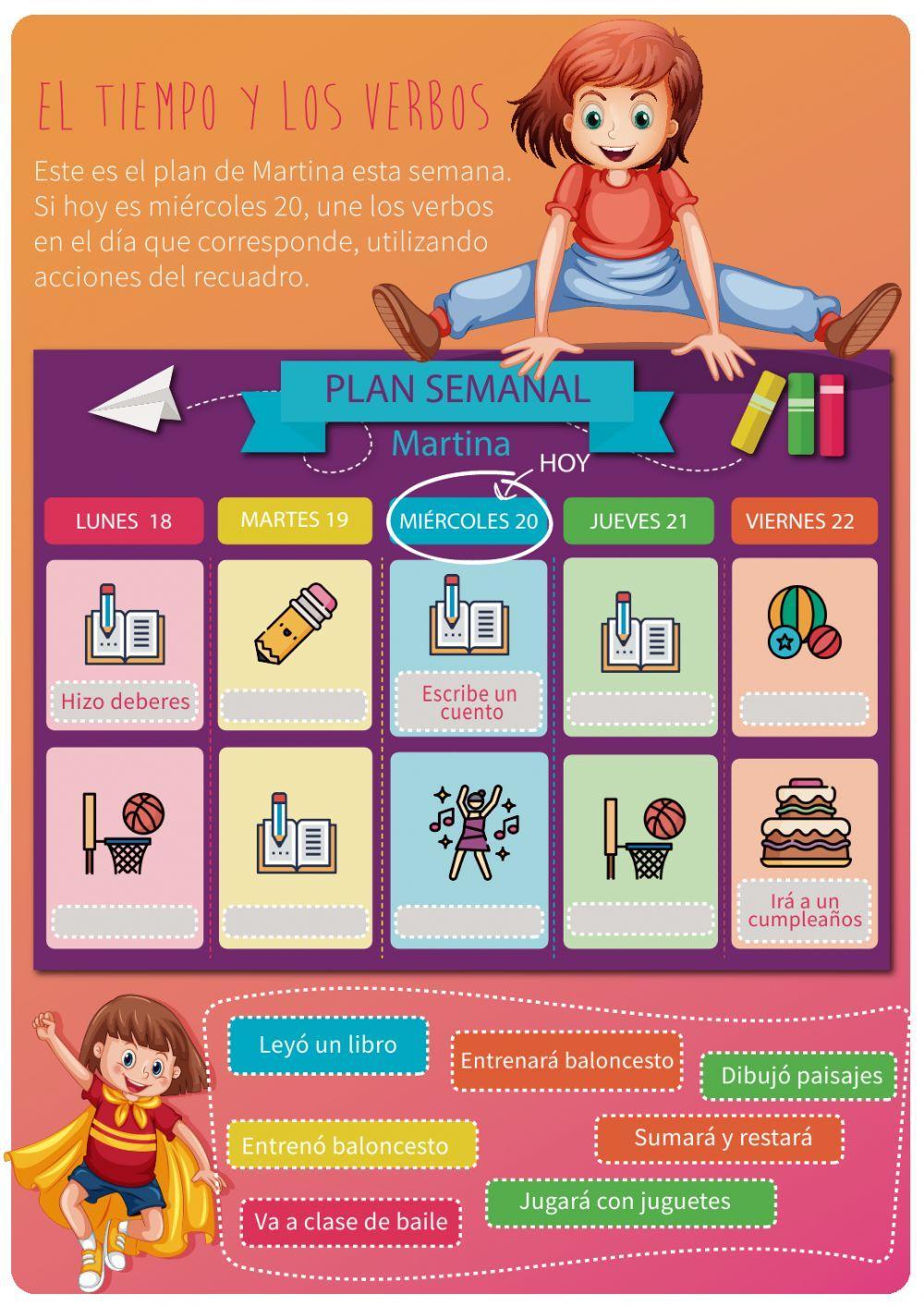 Practicando tiempos verbales