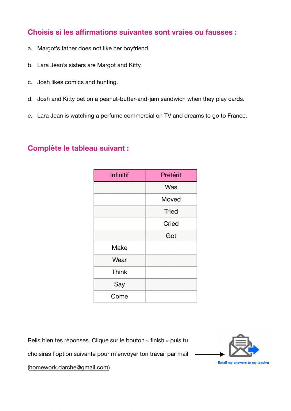 Written comprehension