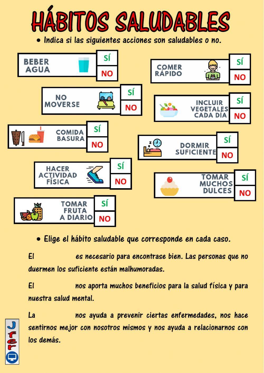 Hábitos saludables Hábitos saludables