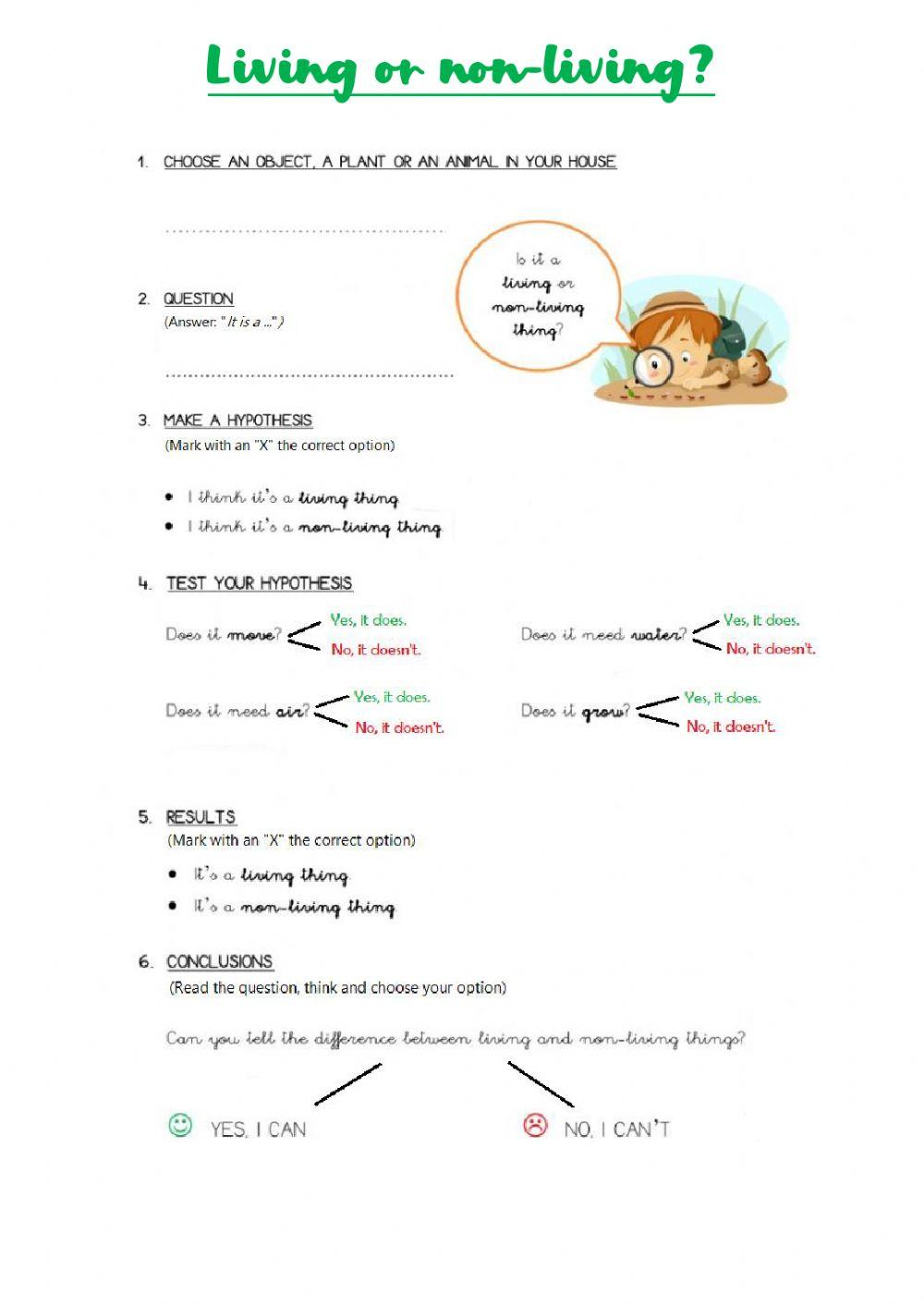 Living and non-living things