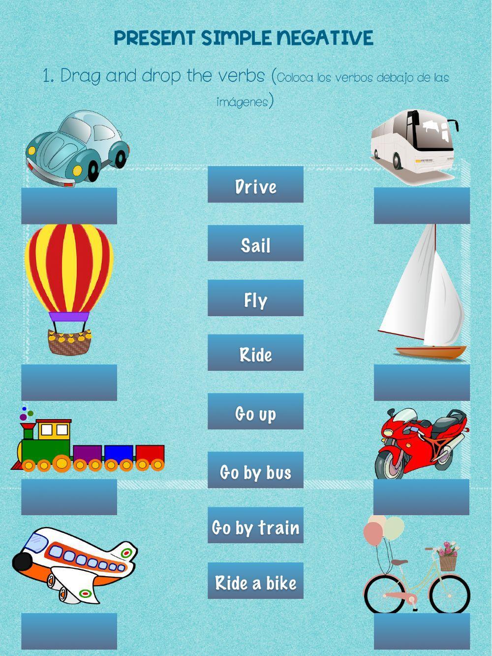 Present simple negative