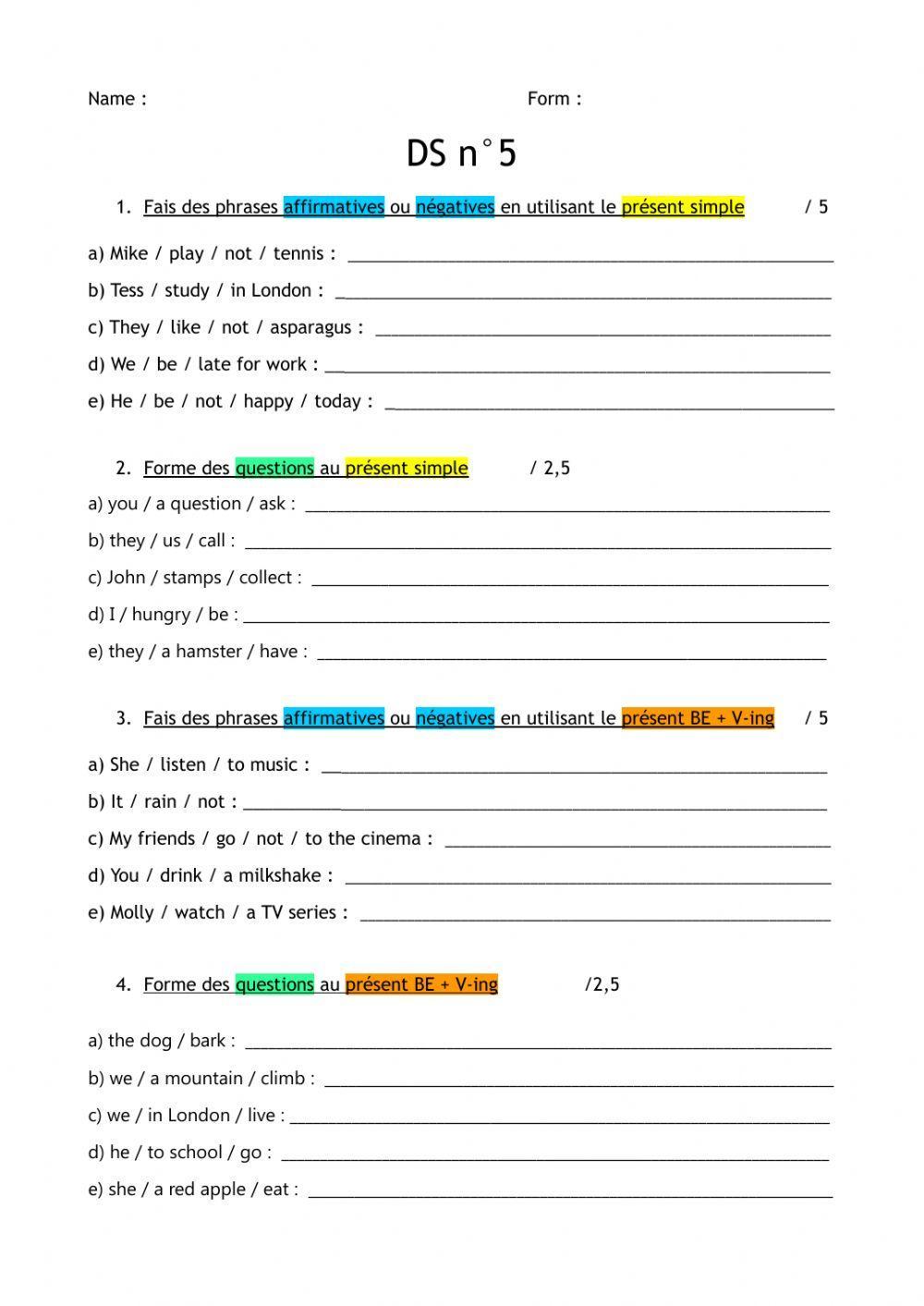 Les temps du récit (anglais)