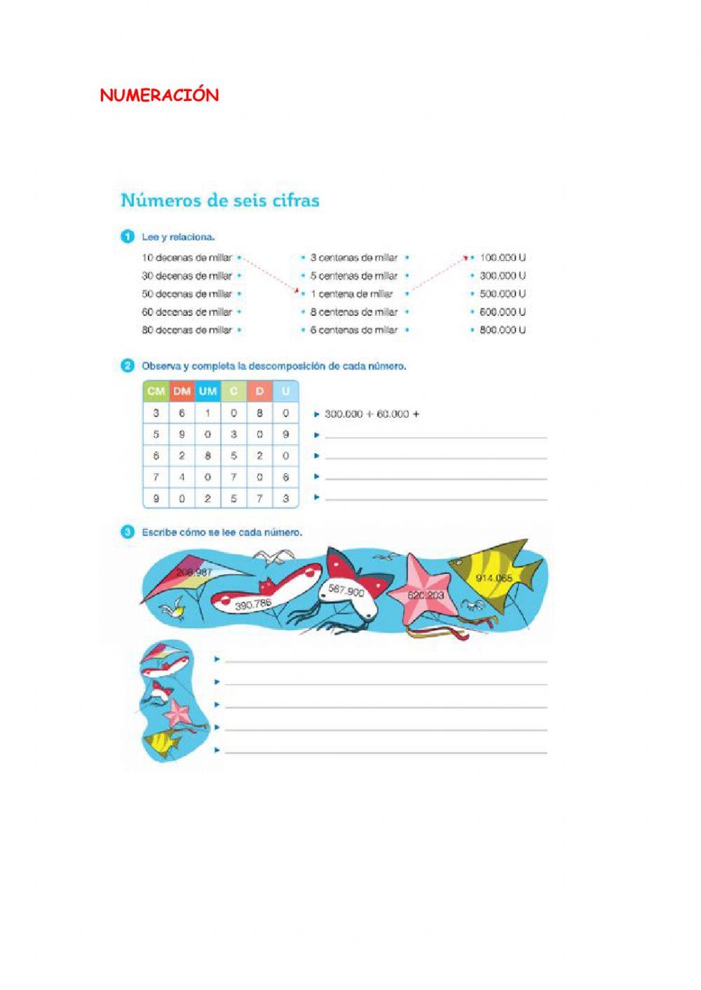 Números de seis cifras