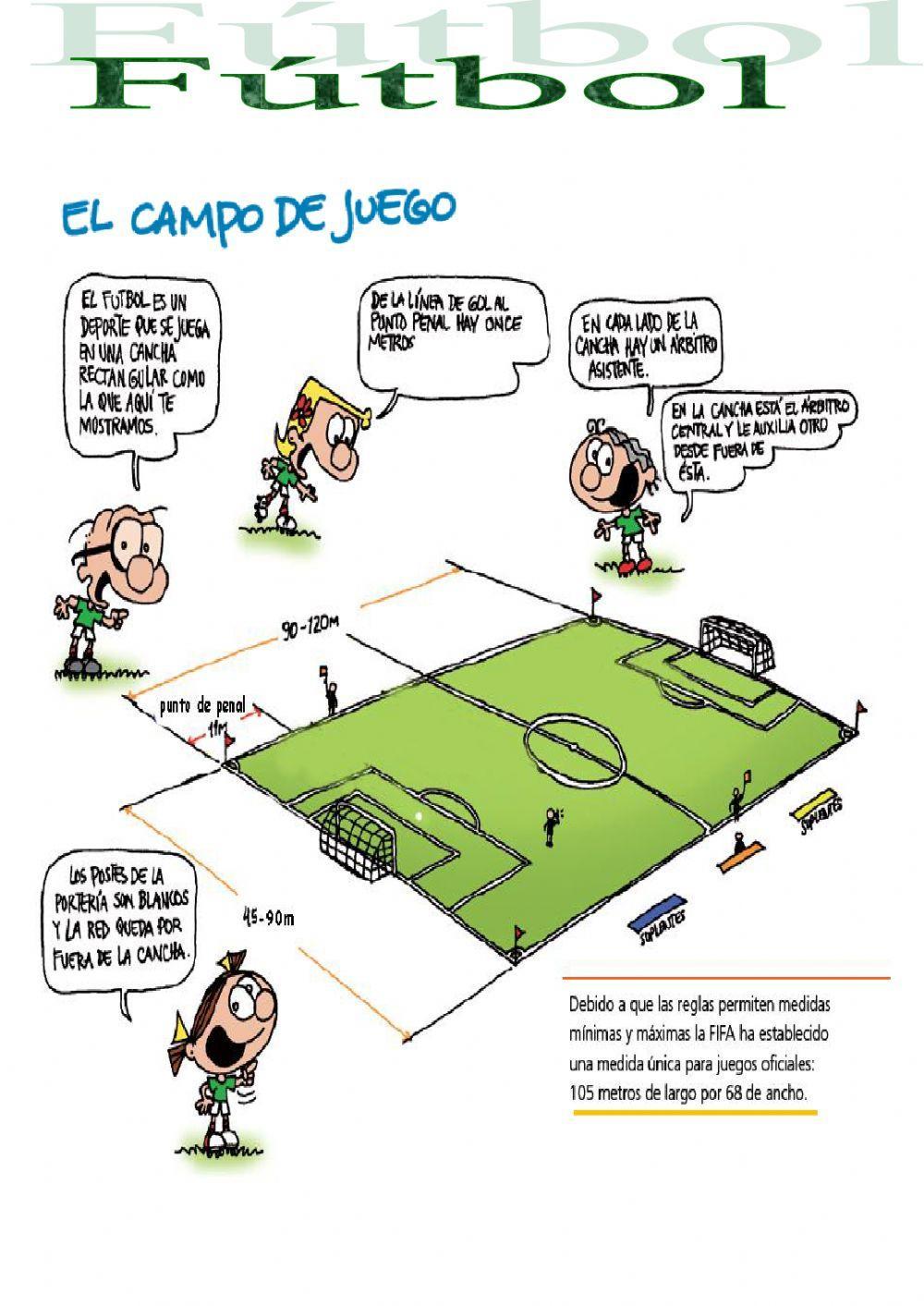 Fútbol - Terreno de juego y Balón