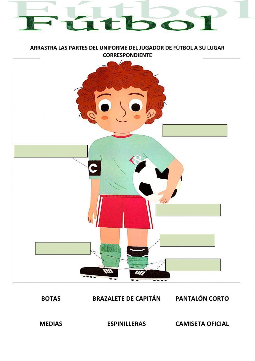 Fútbol - La equipación del jugador