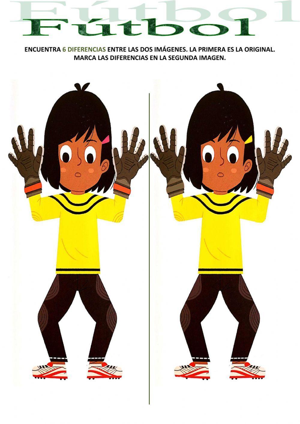 Fútbol - Busca las 6 Diferencias