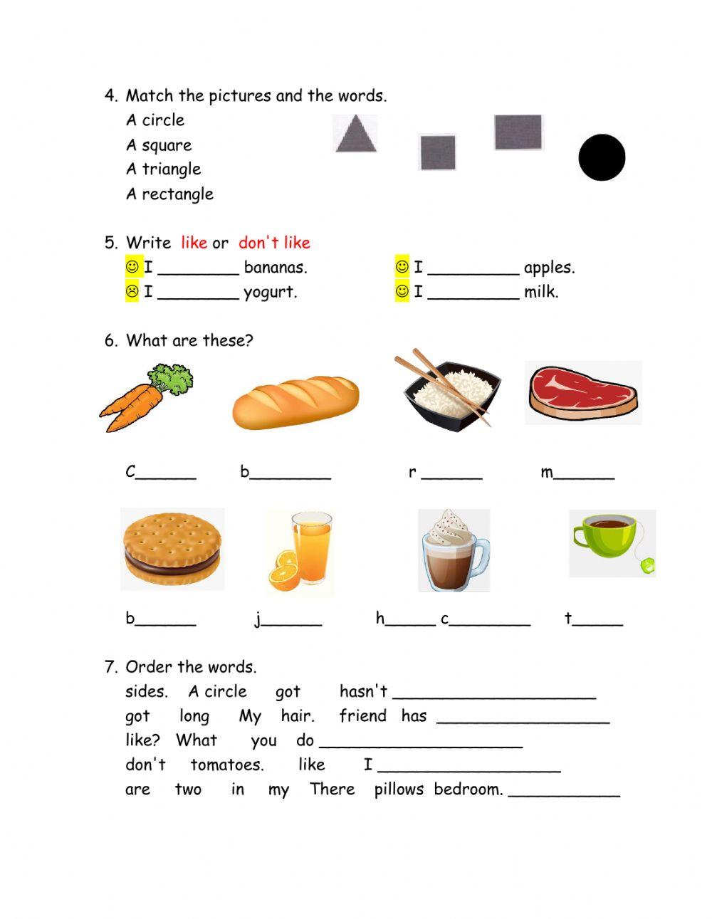 Family and friends test 1