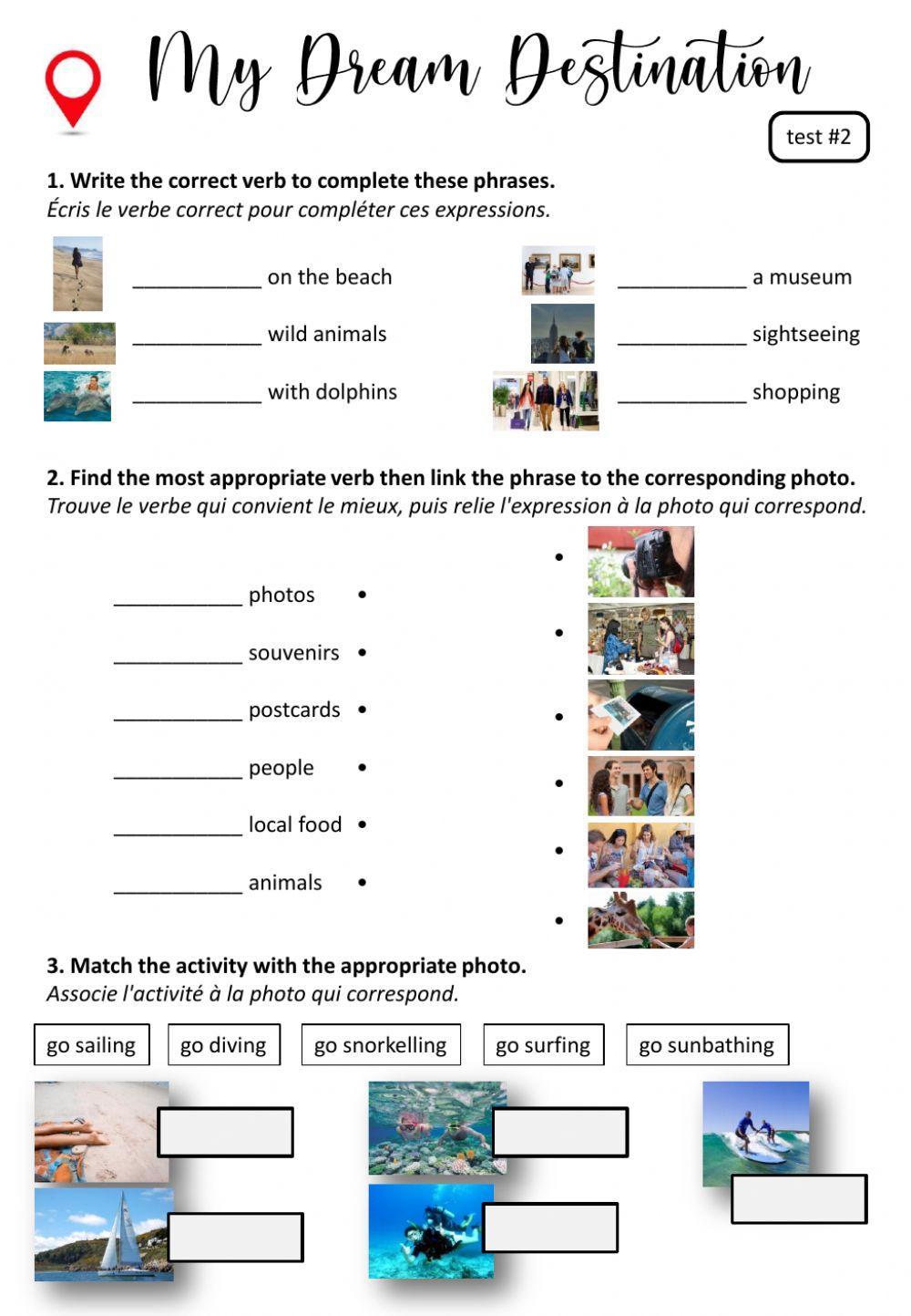 Tourism activities