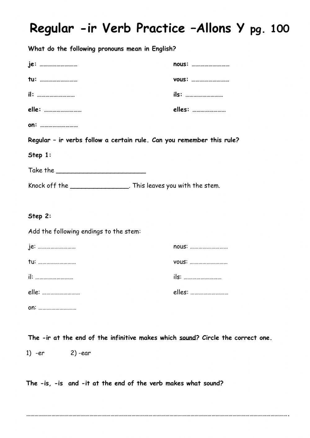 199332 ir verbs MsMcCarthy LiveWorksheets
