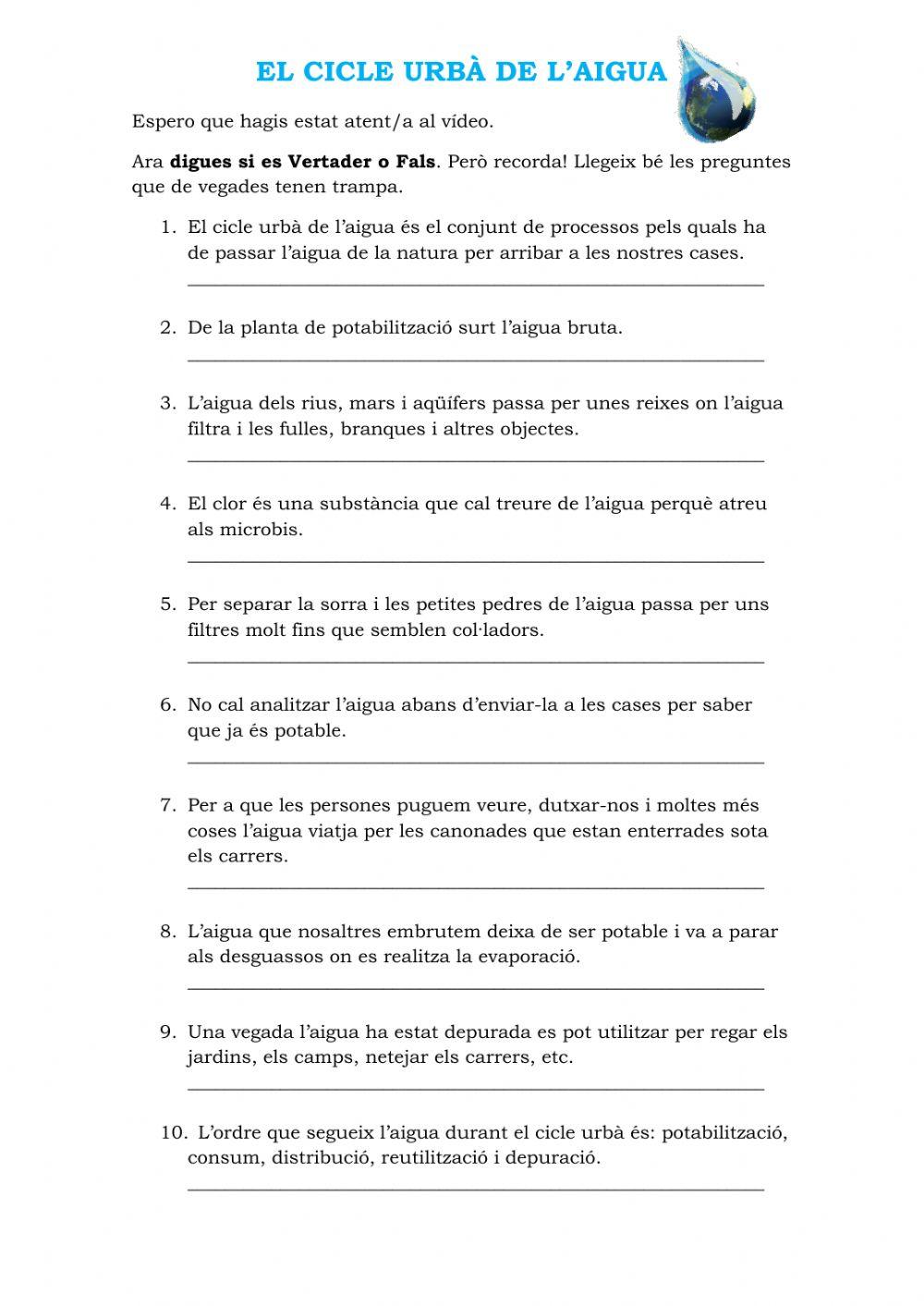 Cicle urbà de l'aigua