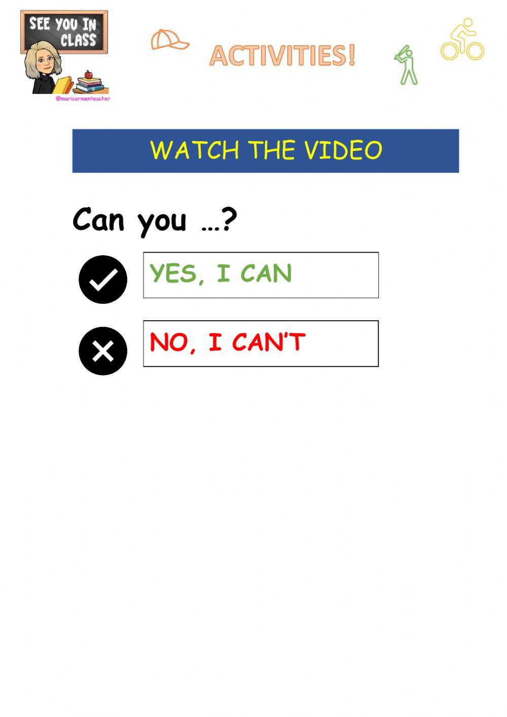 Yes i can -no i can't