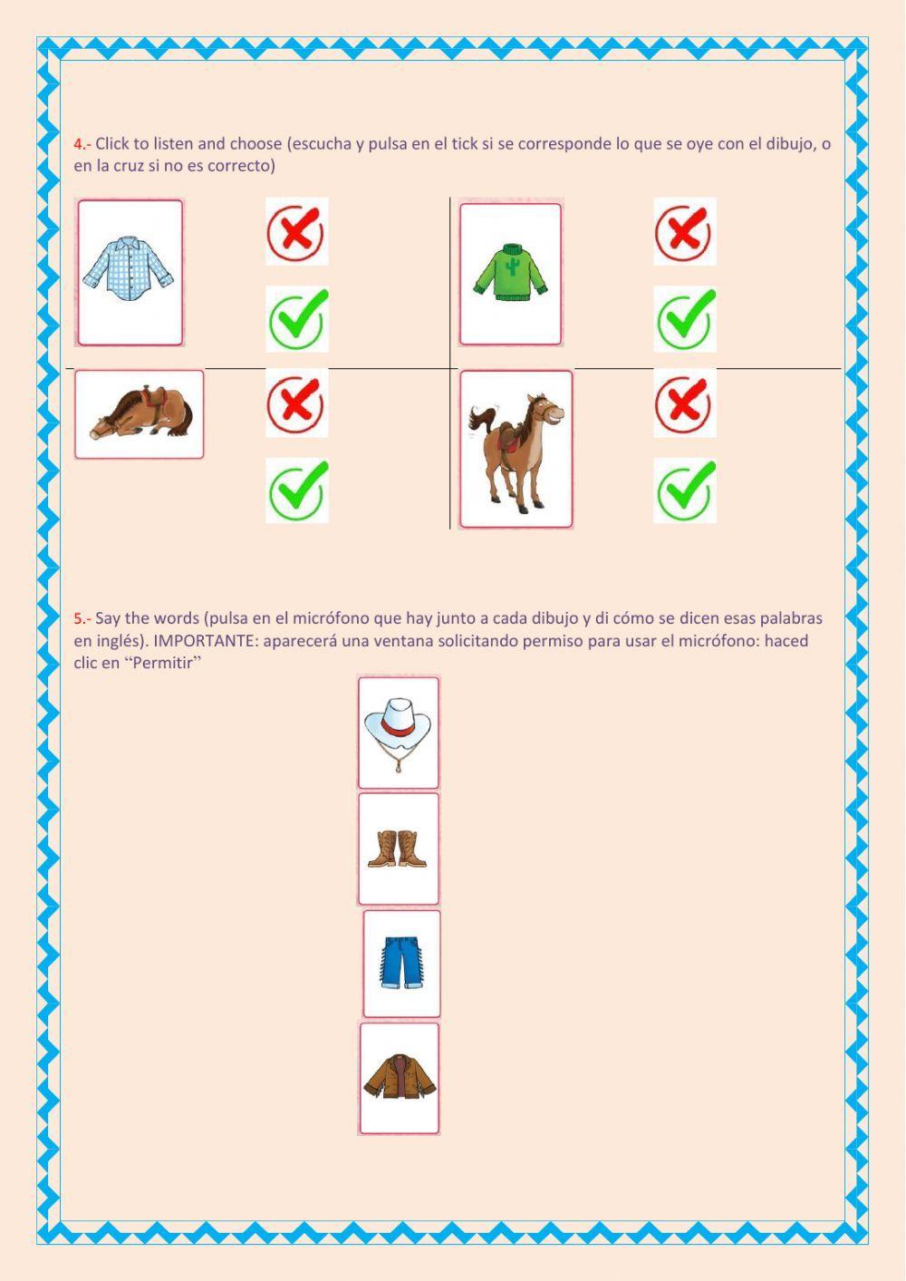 clothes and feeling words (2)