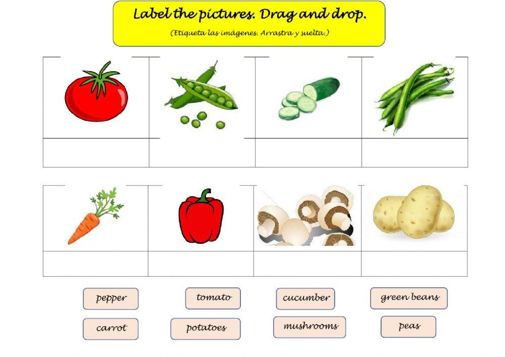 Vegetables: Label