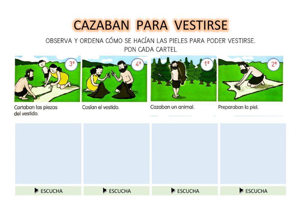 Vestimenta en la prehistoria Vestimenta en la prehistoria