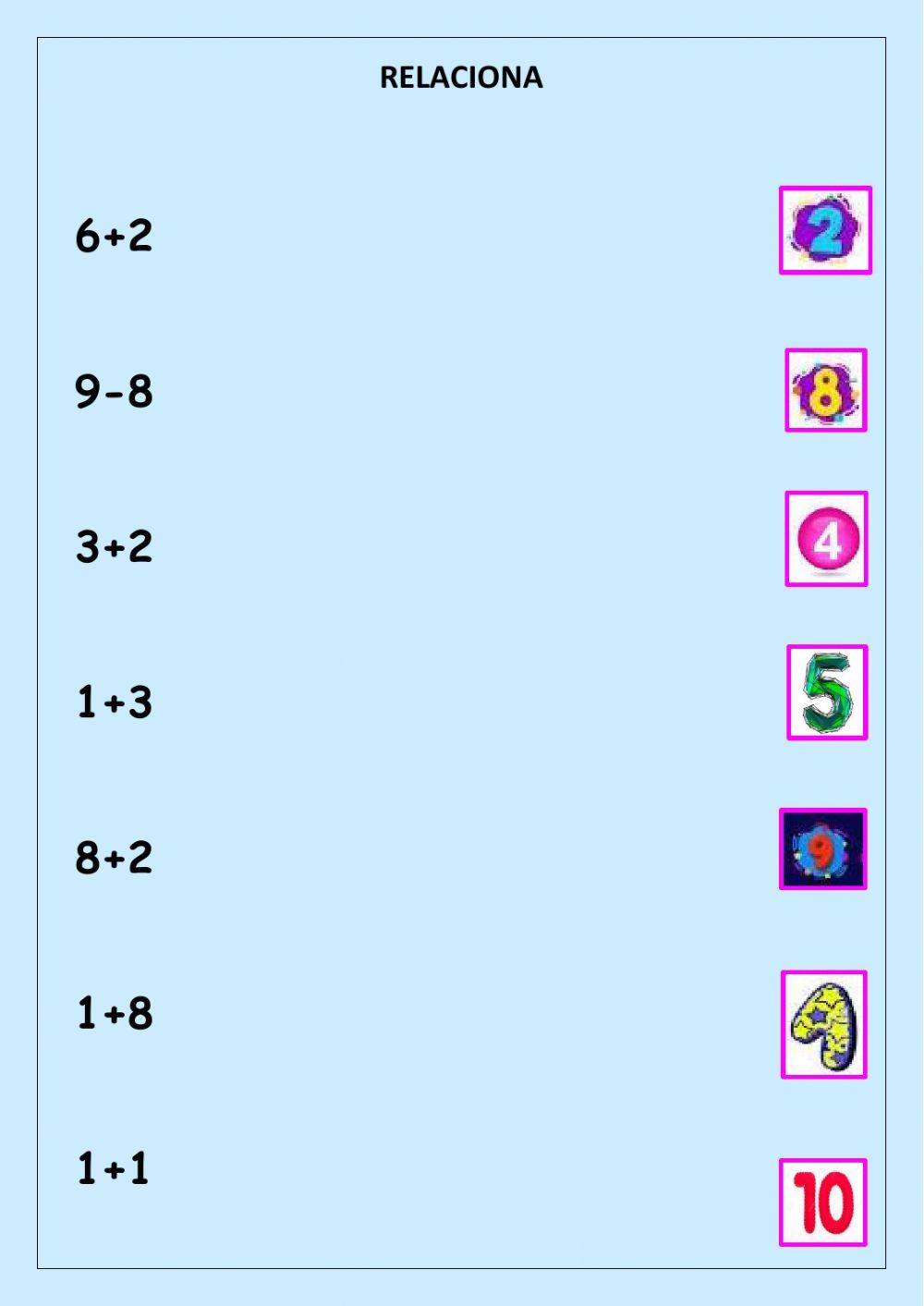 relaciona operaciones 1