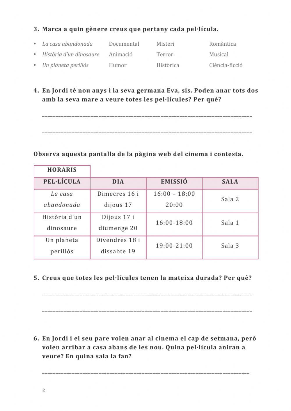 Un web de pel·lícula