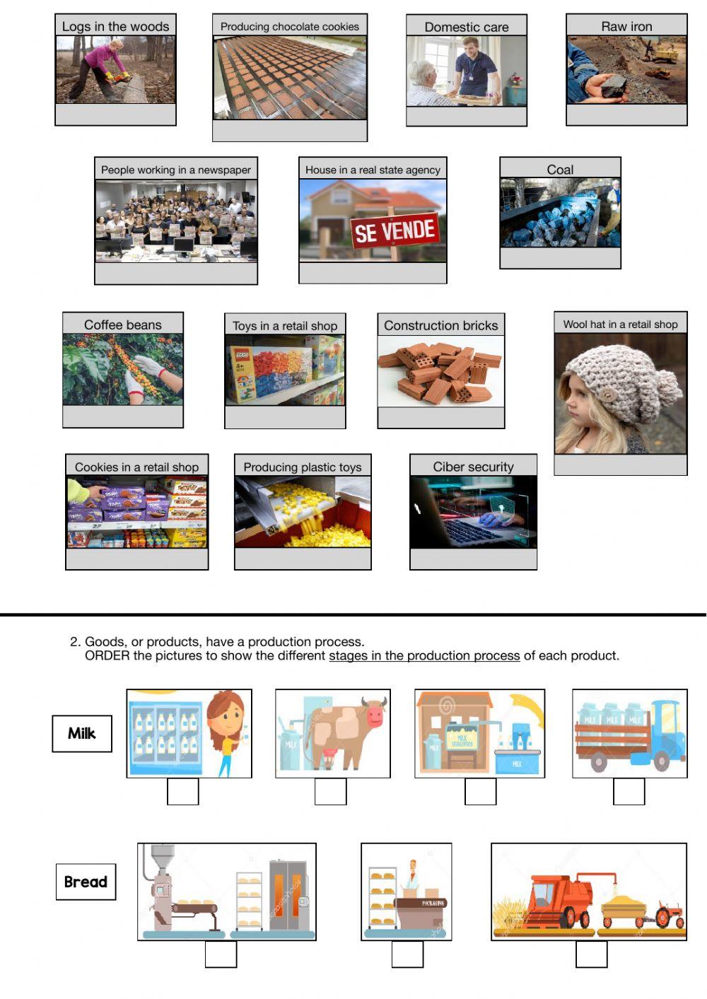 Economy Sectors. Practice paper 3.