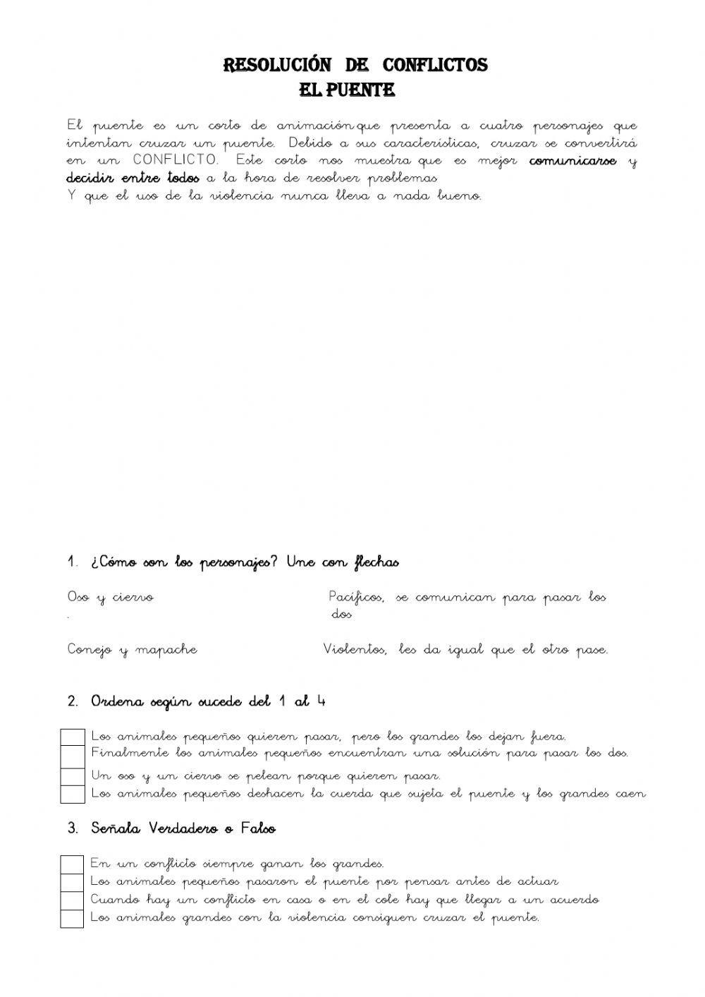 Resolución de conflictos