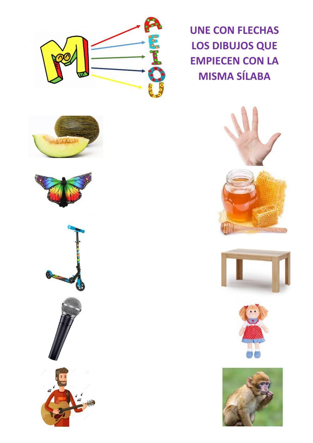 Conciencia fonológica letra m