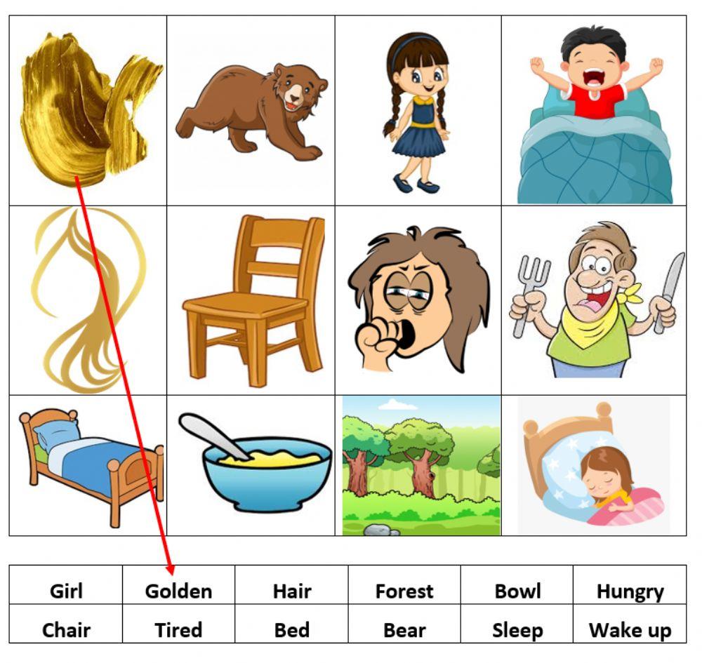 Vocabulary Match activity Live Worksheets