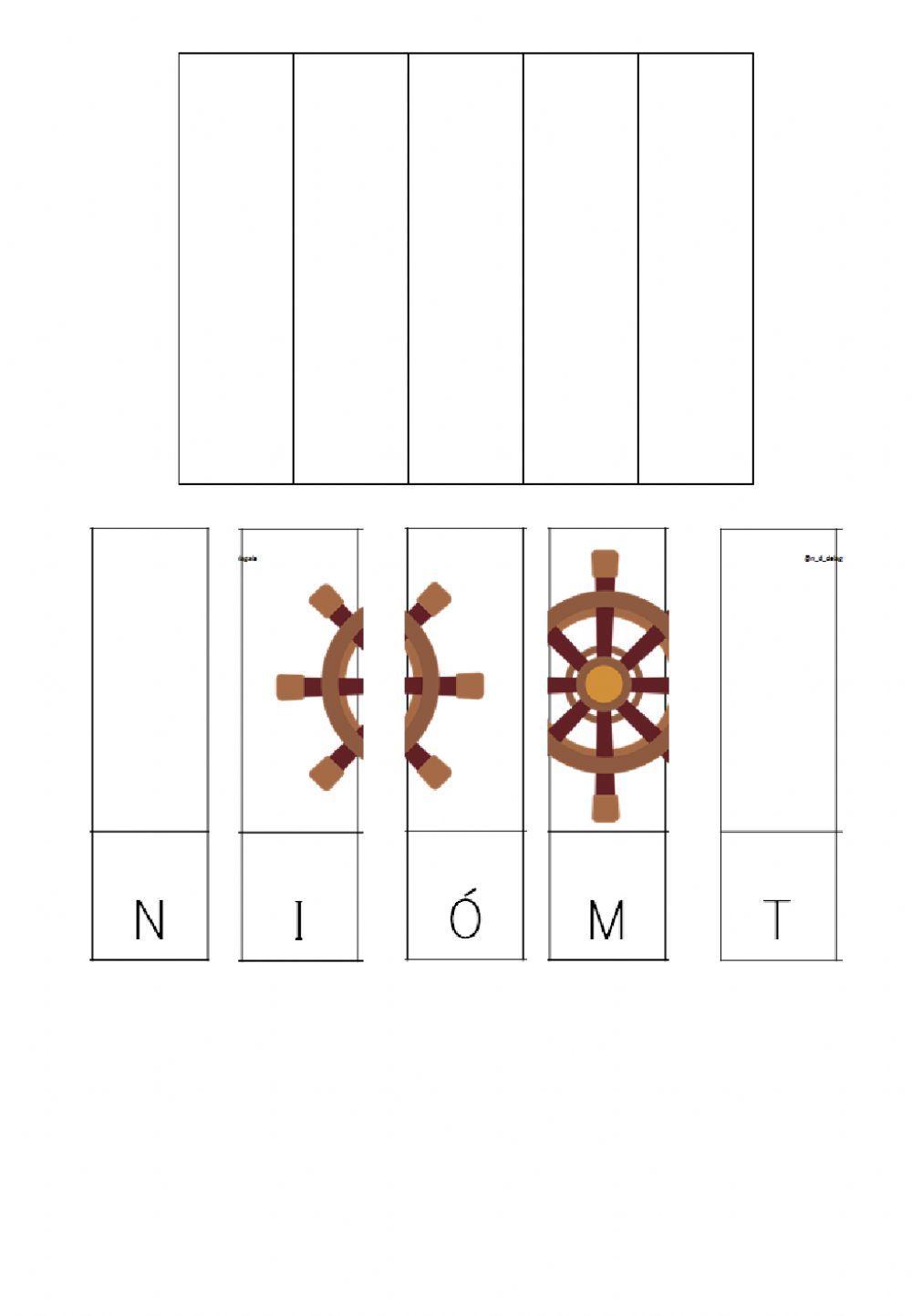 PUZLE VOCABULARIO PIRATA