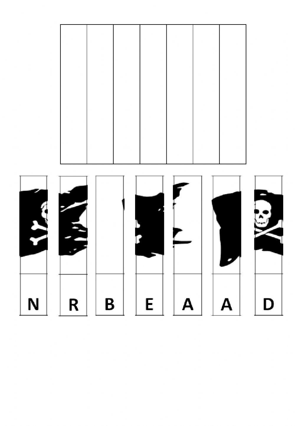 PUZLE VOCABULARIO PIRATA