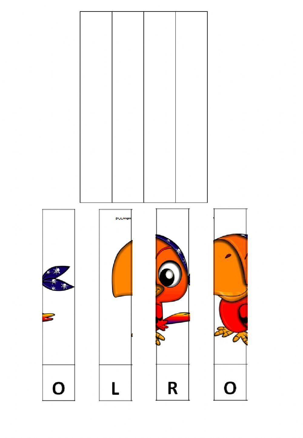 PUZLE VOCABULARIO PIRATA