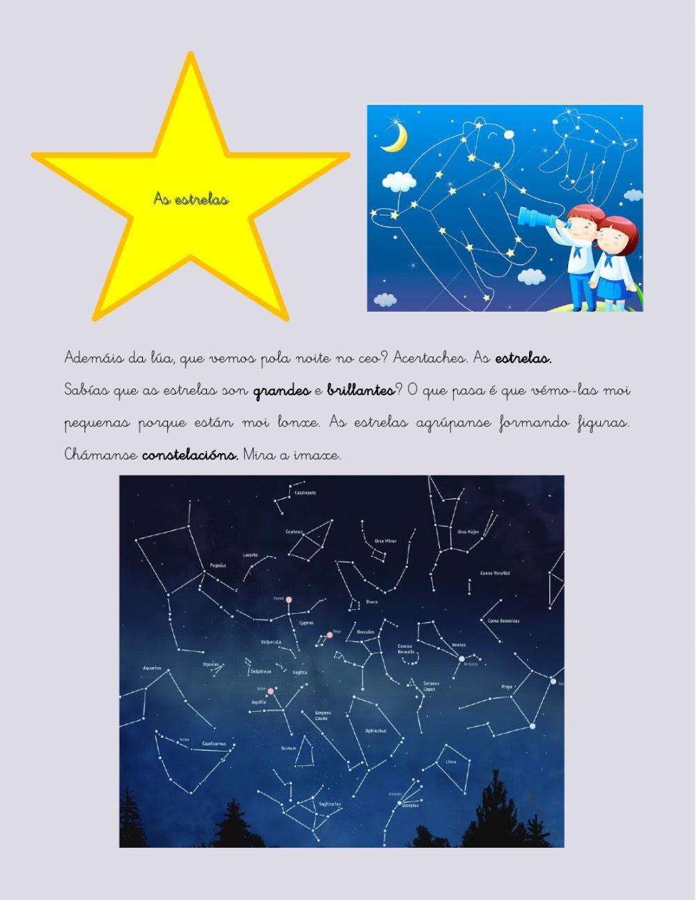 A terra, a lúa e as estrelas