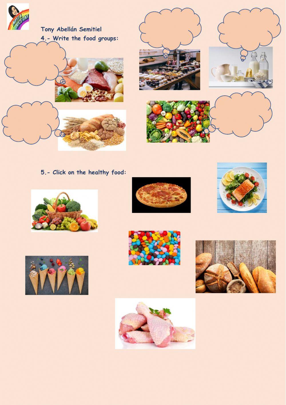 Nutrition | Free Interactive Worksheets | 200118