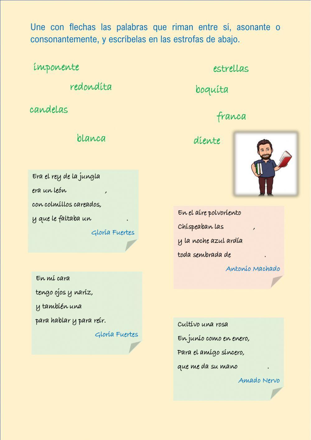 Poesía II: -la rima- Poesía II: -la rima-