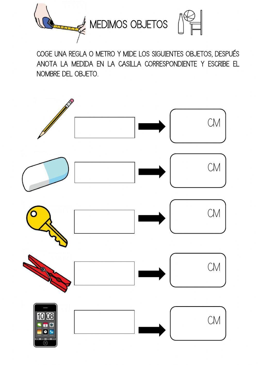 Medimos objetos en casa