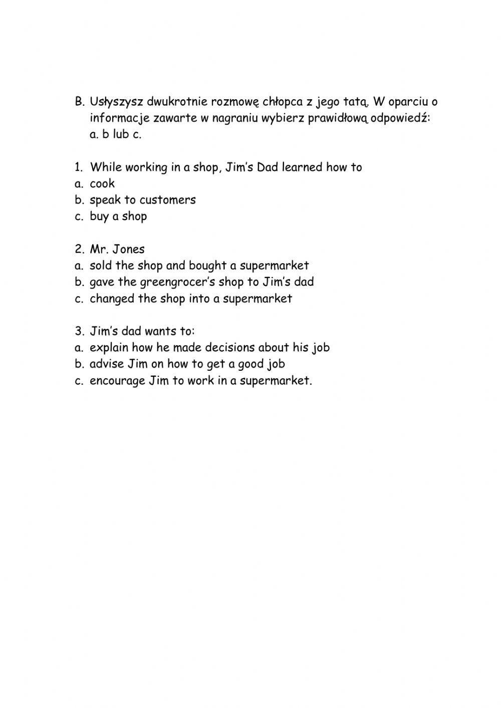 Steps Plus 6- str. 86 Listening