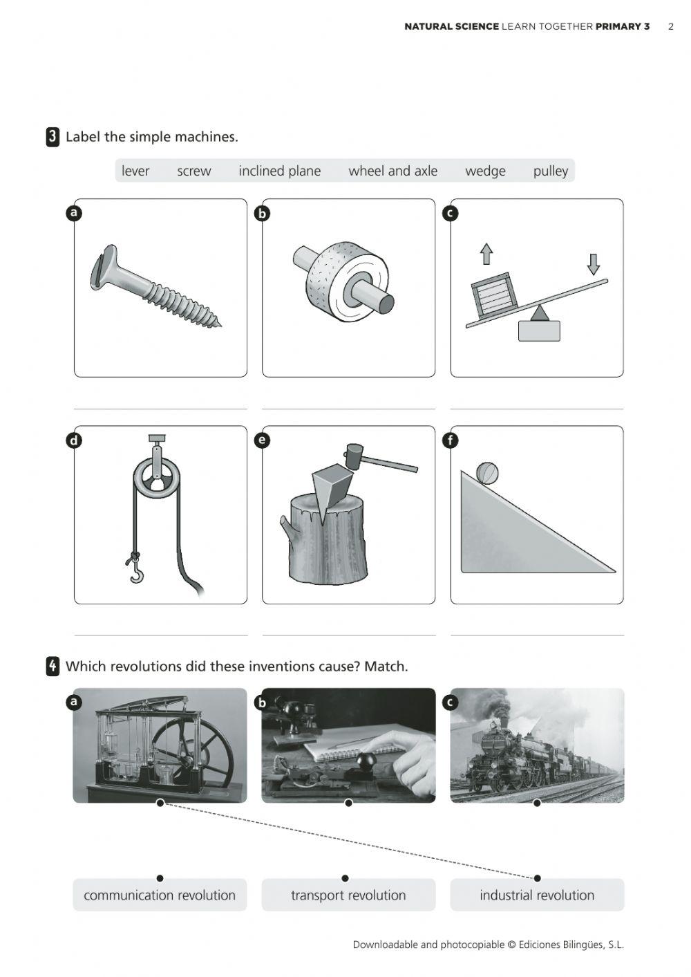 Simple and complex machines