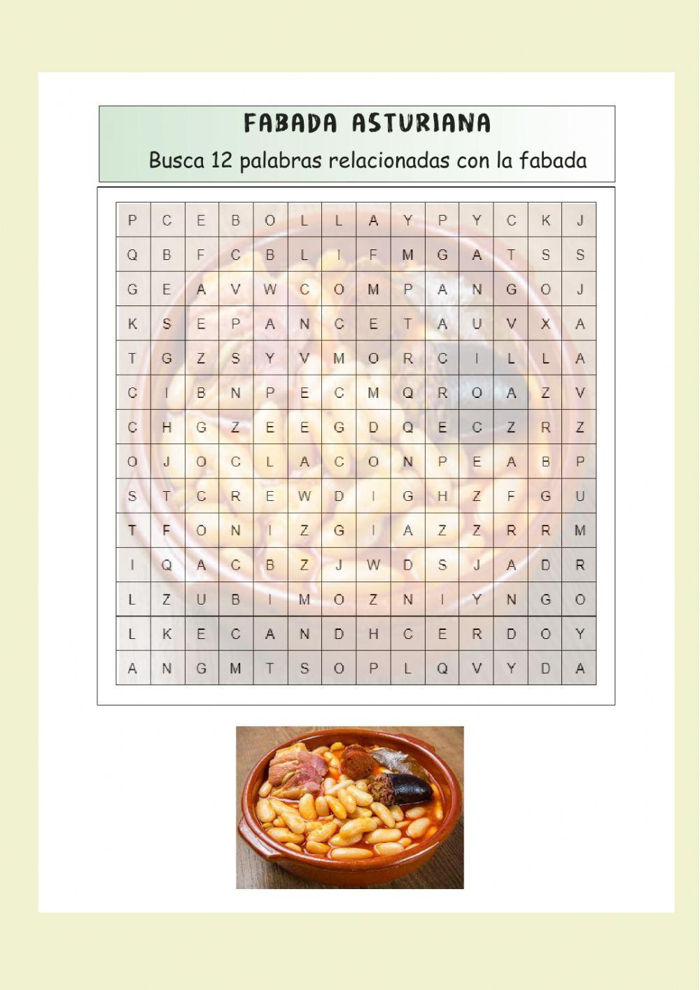 Fabada de letras