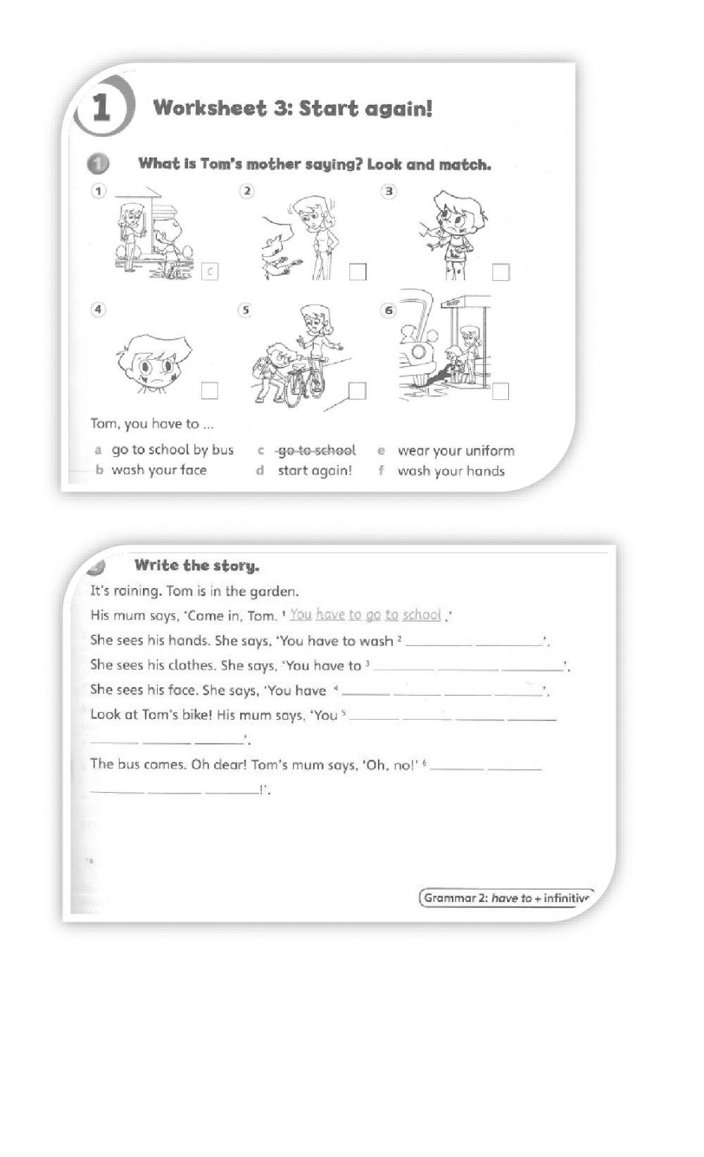 Super minds 3 unit 1