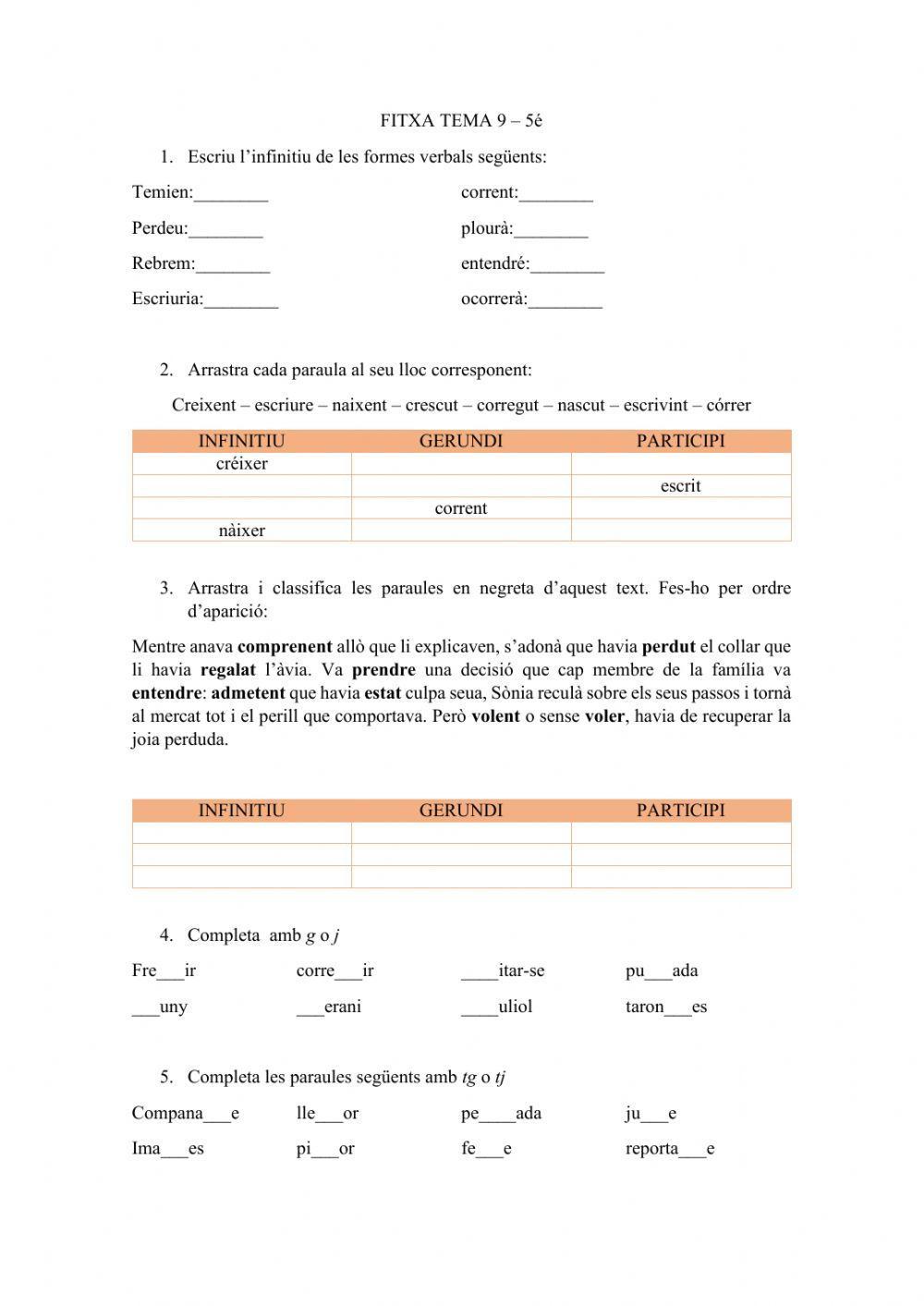 Fitxa Tema 9 Valencià