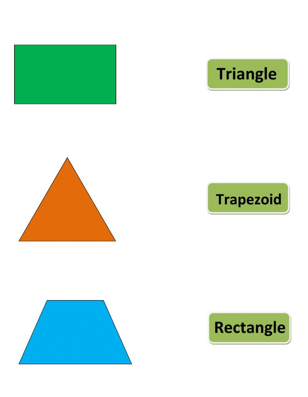 Matching 2-Dimensional Shapes to Names