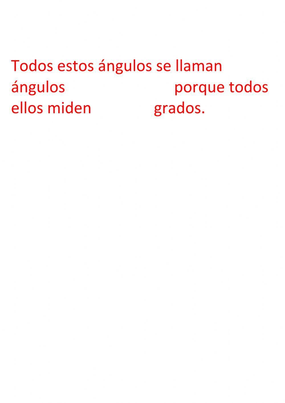 Ángulos complementarios