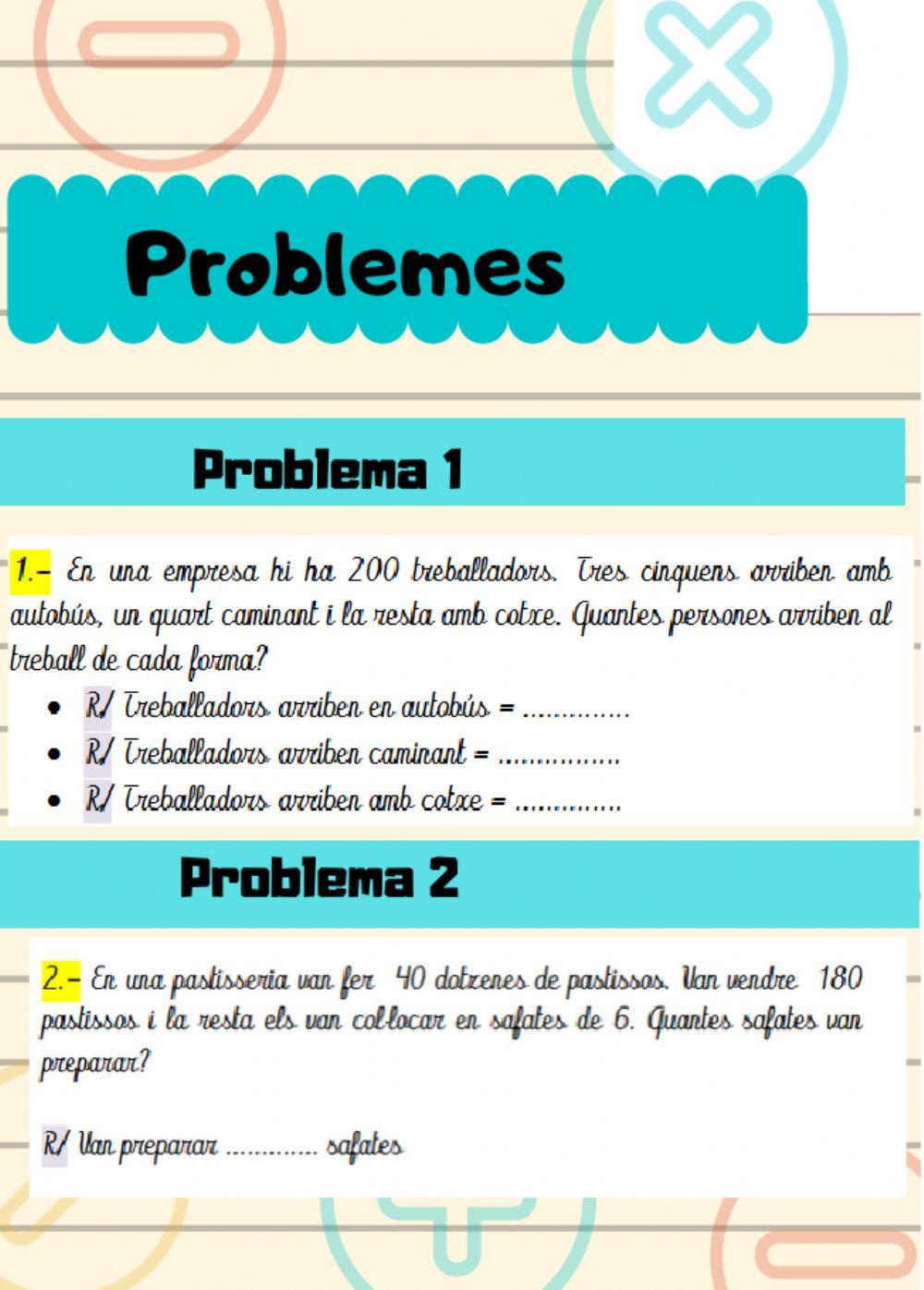 Problemes