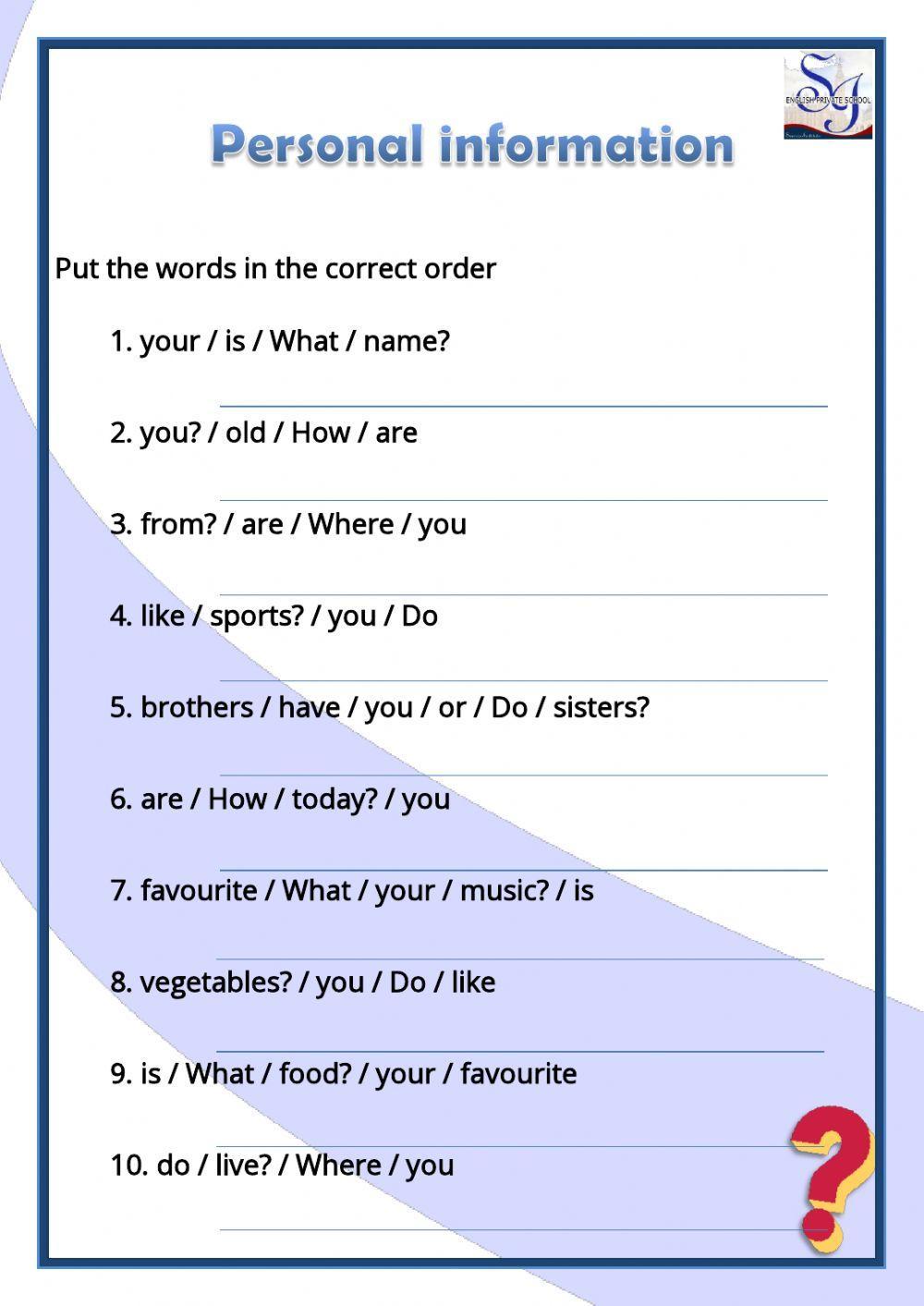 Questions Questions