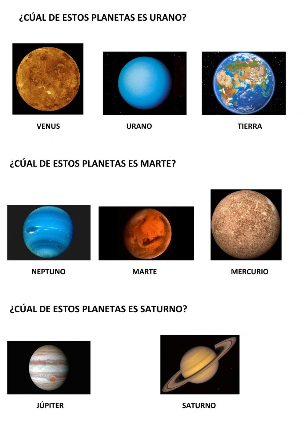 Juego de los planetas