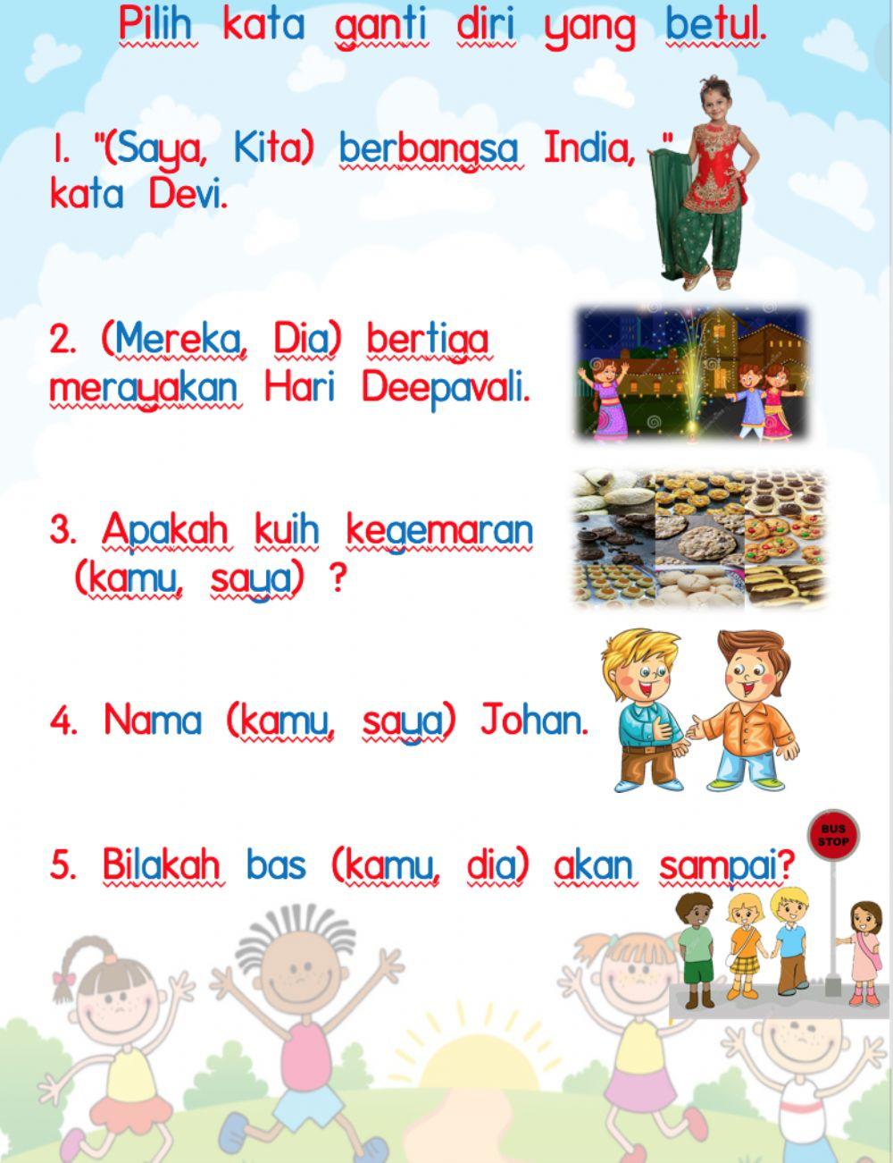 Kata Ganti Nama Diri