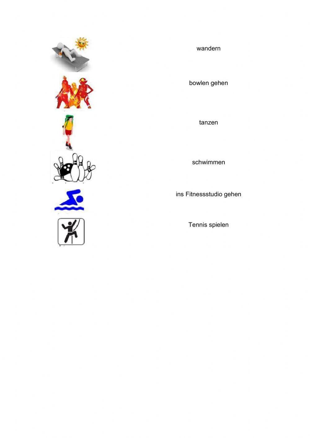 Freizeitaktivitäten draußen